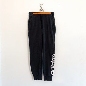 Adidas Kids Black Spell Out Jogger Sweatpants